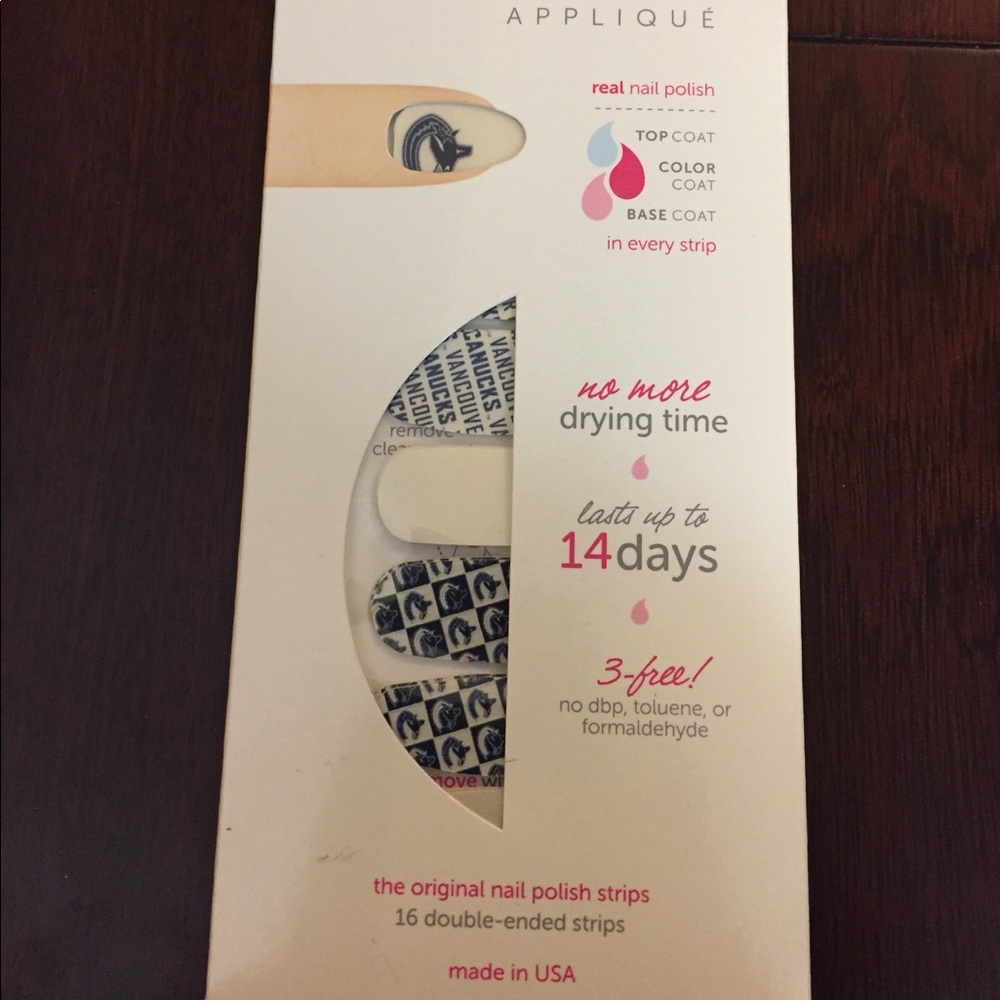 2/$20 Incoco Canucks NHL Nail Wrap Stickers Strips